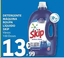 E.Leclerc Detergente Máquina Roupa Líquido Skip promoção