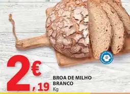 E.Leclerc Broa de Milho Branco promoção