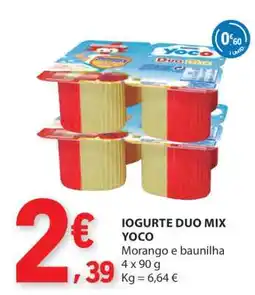 E.Leclerc IOGURTE DUO MIX YOCO promoção