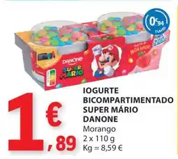 E.Leclerc IOGURTE BICOMPARTIMENTADO SUPER MÁRIO DANONE promoção