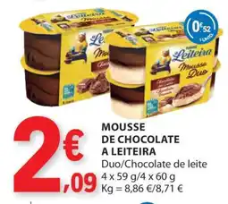 E.Leclerc Mousse de Chocolate A Leiteira promoção