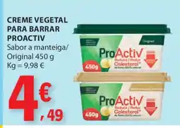 E.Leclerc CREME VEGETAL PARA BARRAR PROACTIV promoção