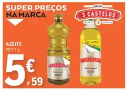 E.Leclerc Azeite 3 Castelos PET 1 L promoção