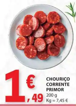 E.Leclerc CHOURIÇO CORRENTE PRIMOR promoção