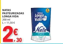 E.Leclerc Natas Pasteurizadas Longa Vida promoção
