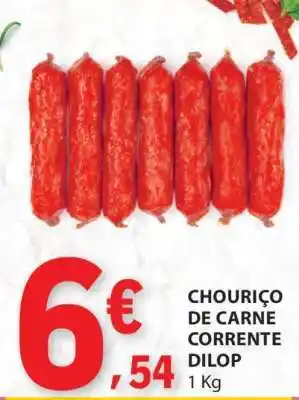 E.Leclerc CHOURIÇO DE CARNE CORRENTE DILOP promoção