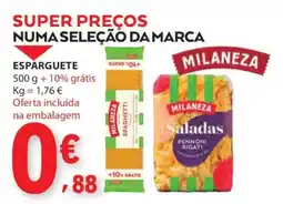 E.Leclerc Esparguete Milaneza promoção