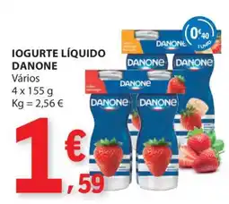 E.Leclerc Iogurte Líquido Danone promoção