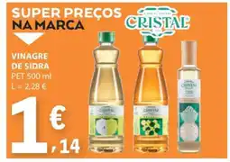 E.Leclerc VINAGRE DE SIDRA CRISTAL promoção