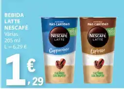 E.Leclerc Bebida Latte Nescafé promoção