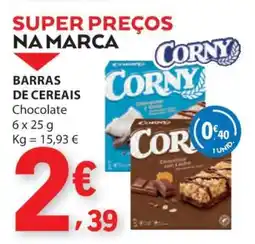 E.Leclerc Barras de Cereais Corny promoção