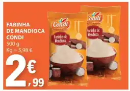 E.Leclerc Farinha de Mandioca Condi promoção
