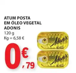 E.Leclerc Atum Posta em Óleo Vegetal Adonis promoção