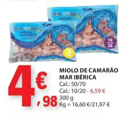 E.Leclerc Miolo de Camarão Mar Ibérica promoção