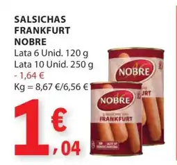 E.Leclerc Salsichas Frankfurt Nobre promoção