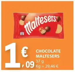 E.Leclerc Chocolate Maltesers promoção