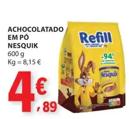 E.Leclerc ACHOCOLATADO EM PÓ NESQUIK promoção