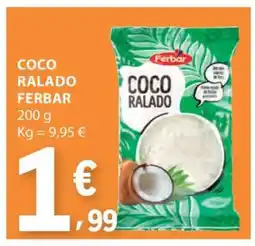 E.Leclerc COCO RALADO FERBAR promoção