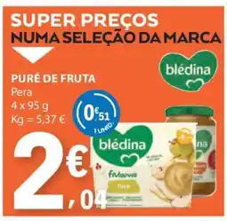 E.Leclerc Puré de Fruta Pera promoção