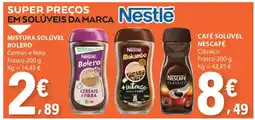 E.Leclerc Mistura Solúvel Bolero promoção