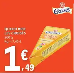 E.Leclerc Queijo Brie Les Croisés promoção