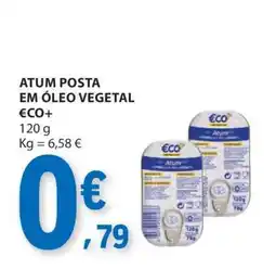 E.Leclerc Atum Posta em Óleo Vegetal €CO+ promoção