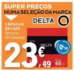 E.Leclerc Cápsulas de Café Delta Q promoção