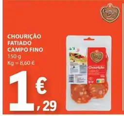 E.Leclerc Chouriço Fatiado Campo Fino promoção
