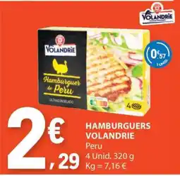 E.Leclerc HAMBURGUERS VOLANDRIE promoção
