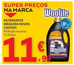 E.Leclerc Woolite Detergente Máquina Roupa Líquido promoção