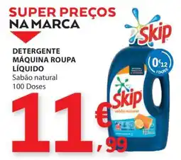 E.Leclerc Detergente Máquina Roupa Líquido Skip promoção
