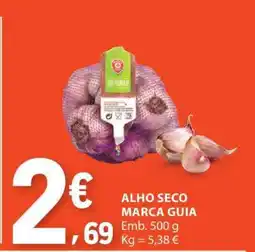 E.Leclerc ALHO SECO MARCA GUIA promoção