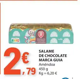 E.Leclerc SALAME DE CHOCOLATE MARCA GUIA promoção