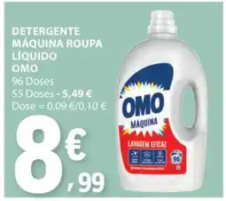E.Leclerc DETERGENTE MÁQUINA ROUPA LÍQUIDO OMO promoção