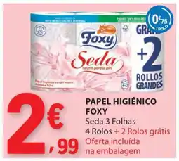 E.Leclerc Papel Higiénico Foxy promoção