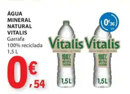 E.Leclerc AGUA MINERAL NATURAL VITALIS promoção