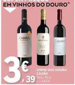 E.Leclerc VINHO DOC DOURO CADÃO promoção