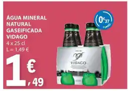 E.Leclerc Água Mineral Natural Gaseificada Vidago promoção
