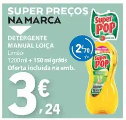 E.Leclerc Detergente Manual Loiça Limão promoção
