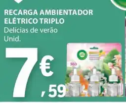 E.Leclerc RECARGA AMBIENTADOR ELÉTRICO TRIPLO promoção
