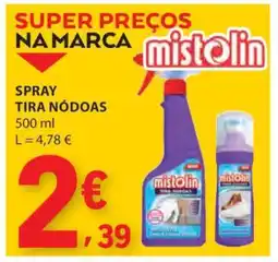 E.Leclerc Mistolin Spray Tira Nódoas promoção