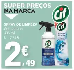 E.Leclerc SPRAY DE LIMPEZA CIF promoção
