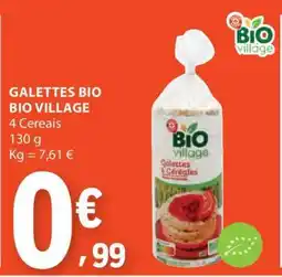 E.Leclerc GALETTES BIO BIO VILLAGE promoção