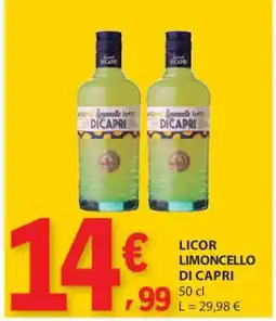 E.Leclerc LICOR LIMONCELLO DI CAPRI promoção