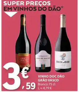 E.Leclerc VINHO DOC DÃO GRÃO VASCO promoção