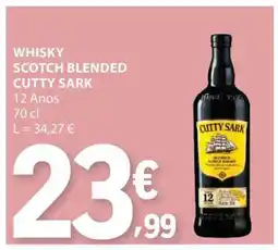 E.Leclerc WHISKY SCOTCH BLENDED CUTTY SARK promoção