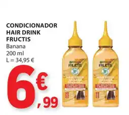 E.Leclerc Condicionador Hair Drink Fructis promoção
