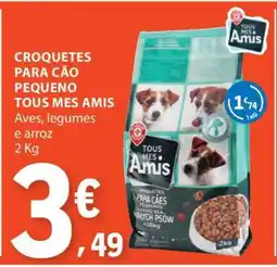 E.Leclerc Croquetes para Cão Pequeno Tous Mes Amis promoção