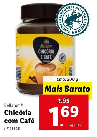 Lidl Bellarom Chicória com Café 200g promoção