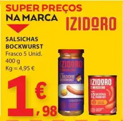 E.Leclerc Salsichas Bockwurst promoção
